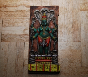 Wood Carving Of Manasa (Piece IBH311, Image 4281)