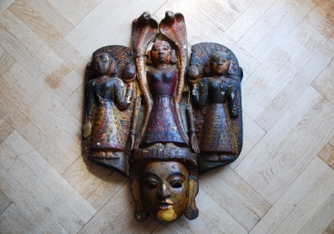 Wooden Dancing Mask of Manasa (Piece IBH312, Image 4346)