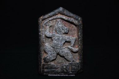 Stone Hanuman Plaque (Piece IBH329, Image 4454)