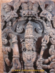 Nataraja Wood Carving (Piece IBS298, Image 5027)